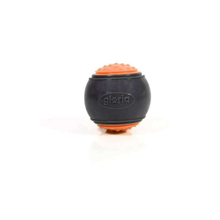 Boule pour animaux de compagnie Gloria PLAY AND RUN Orange TPR M 6,35 cm 2 Unités