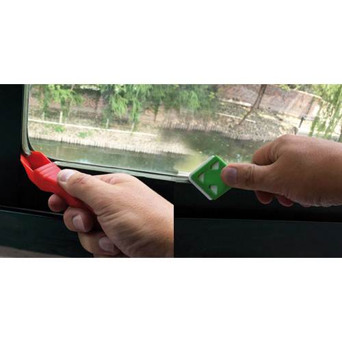 Burcasa Lot de 2 spatules alisadoras et retire-silicone en ABS Burcasa Lot de 2 spatules alisadoras et retire-silicone en ABS