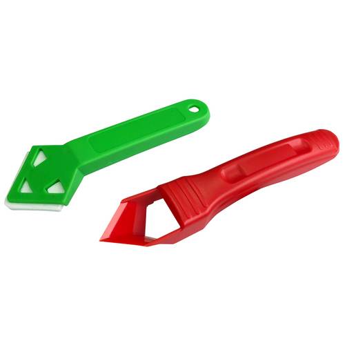 Burcasa Lot de 2 spatules alisadoras et retire-silicone en ABS Burcasa Lot de 2 spatules alisadoras et retire-silicone en ABS