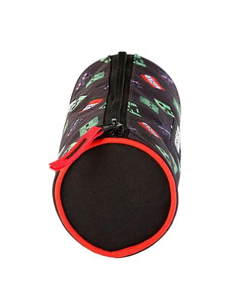 Toybags Portatodo rond Minecraft TNT - Intérieur doublé - Dimensions 8 x 22 x 8 cm - En textile