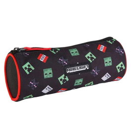 Toybags Portatodo rond Minecraft TNT - Intérieur doublé - Dimensions 8 x 22 x 8 cm - En textile