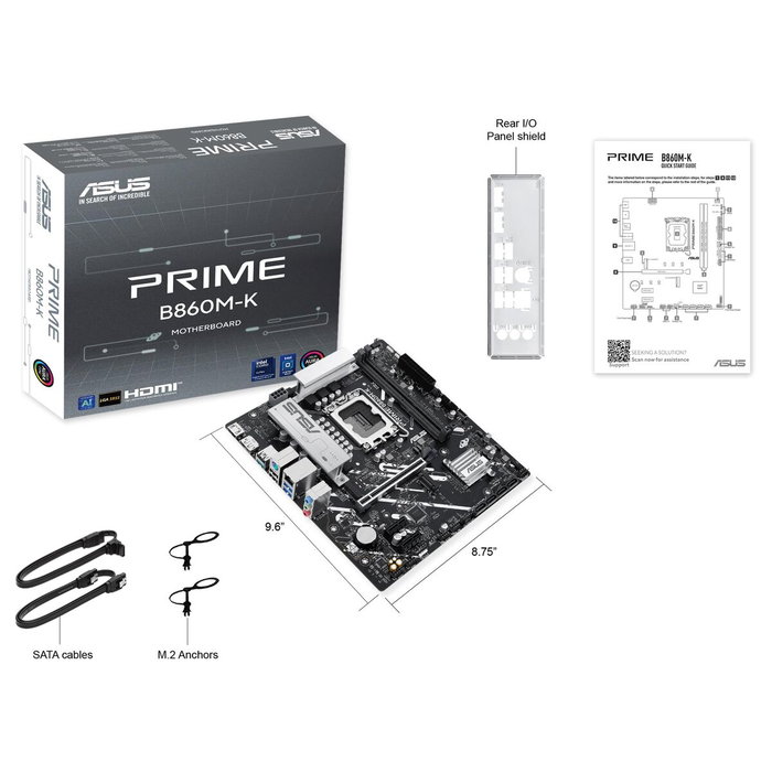 Asus Prime B860M-K micro ATX Intel B860 DDR5 Asus Prime B860M-K micro ATX Intel B860 DDR5