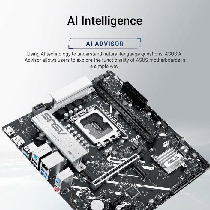 Asus Prime B860M-K micro ATX Intel B860 DDR5 Asus Prime B860M-K micro ATX Intel B860 DDR5