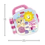 Fisher-Price Livre d'éveil Le goûter de Sis JMC52 - Livre son et lumière avec 20 chansons, sons et apprentissages - Format compact