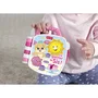 Fisher-Price Livre d'éveil Le goûter de Sis JMC52 - Livre son et lumière avec 20 chansons, sons et apprentissages - Format compact