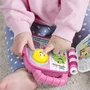 Fisher-Price Livre d'éveil Le goûter de Sis JMC52 - Livre son et lumière avec 20 chansons, sons et apprentissages - Format compact