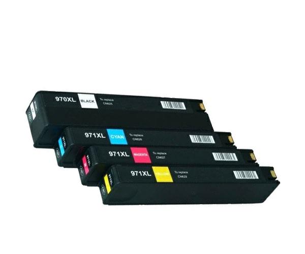 Dayma Cartouche d'encre compatible HP N971 XL Jaune - 110 ml pour OfficeJet Pro X451, X476, X551, X576