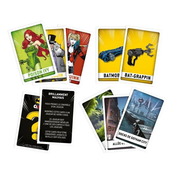 Winning Moves - CLUEDO Batman - Jeu de Société - Enquête sur l'Enlèvement du Commissaire Gordon - 2 à 6 Joueurs - A Partir de 8 Ans