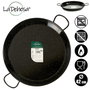 La Dehesa Paellera émaillée 42 cm acier émaillé noir 10 portions (Set de 6)