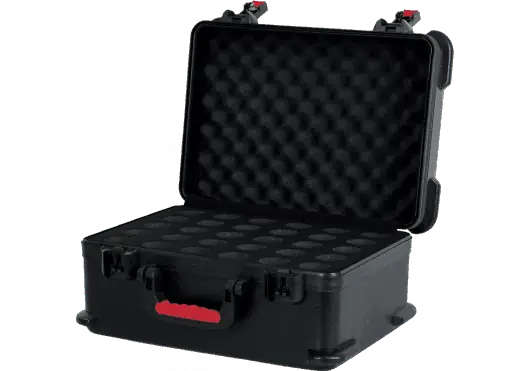 GATOR Étui en Polyéthylène pour 30 Microphones Gator Gtsa, 47x37x24 cm