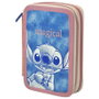 KIDS LICENSING Trousse Stitch Disney Triple - Lot de 3 trousses, dimensions 14 x 20 x 5 cm