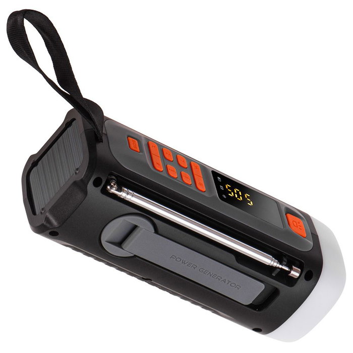 Adler AD 1920 Radio d'urgence solaire dynamo Bluetooth 5.0 Powerbank 4500 mAh Lampe LED 4W FM/AM/SW Adler AD 1920 Radio d'urgence solaire dynamo Bluetooth 5.0 Powerbank 4500 mAh Lampe LED 4W FM/AM/SW