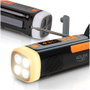 Adler AD 1920 Radio d'urgence solaire dynamo Bluetooth 5.0 Powerbank 4500 mAh Lampe LED 4W FM/AM/SW