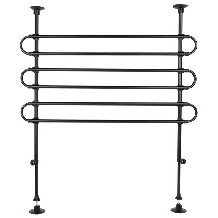 TRIXIE Grille de séparation pour voiture - Pare-chien pour coffre, métal, extensible 85 à 140 cm, sécurise animaux et objets TRIXIE Grille de séparation pour voiture - Pare-chien pour coffre, métal, extensible 85 à 140 cm, sécurise animaux et objets
