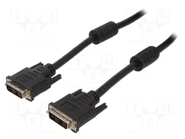GEMBIRD Câble DVI-D (18+1) Single Link, 1,8m, Noir