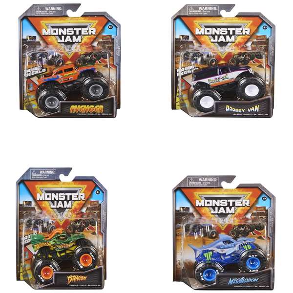 Spin Master - Voiture Monster Jam 1:64 - Modèles en plastique et carton - Modèle aléatoire