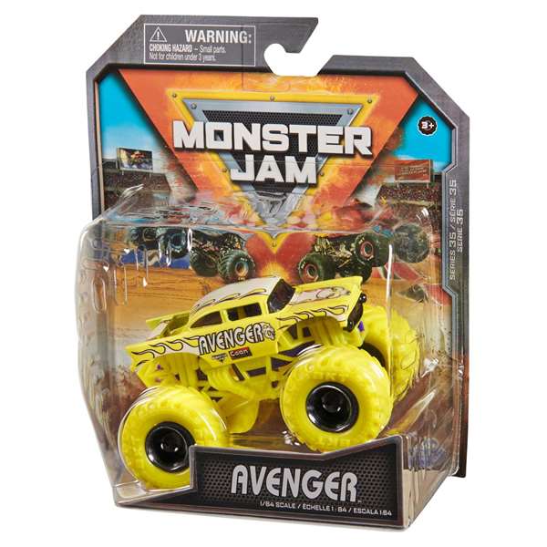 Spin Master - Voiture Monster Jam 1:64 - Modèles en plastique et carton - Modèle aléatoire