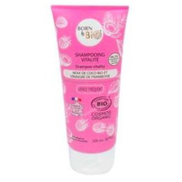 BORN TO BIO Shampoo Vitality coco et vinaigre de framboise 200ml