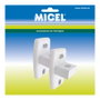 Support de store Micel TLD02 Blanc 4,4 x 3,82 x 8,6 cm Paroi 2 Pièces