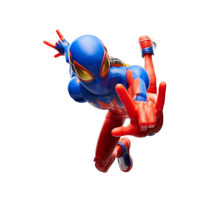 Hasbro Marvel Legends Series Figurine Spider-Boy Marvel - 15 cm, plus de 20 points d'articulation, 3 accessoires interchangeables, boîte rétro