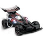 TACHAN Buggy Radio-Commandé Noir avec Lumières, Échelle 1:18, Modèle R/C T01010, Recommandé +14 ans