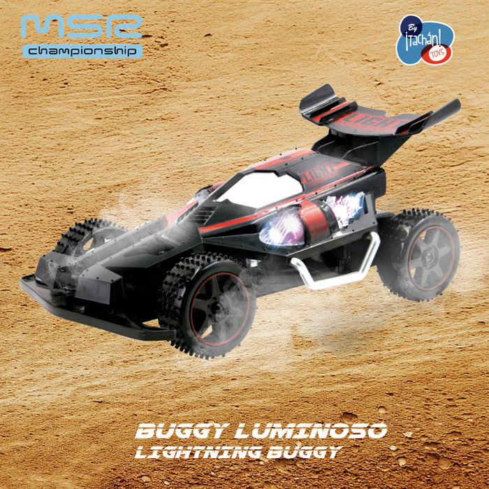 TACHAN Buggy Radio-Commandé Noir avec Lumières, Échelle 1:18, Modèle R/C T01010, Recommandé +14 ans TACHAN Buggy Radio-Commandé Noir avec Lumières, Échelle 1:18, Modèle R/C T01010, Recommandé +14 ans