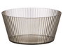 Leknes Bol Rayes Gris 800 ml 15x7x15 cm Plastique PS (Set de 24)