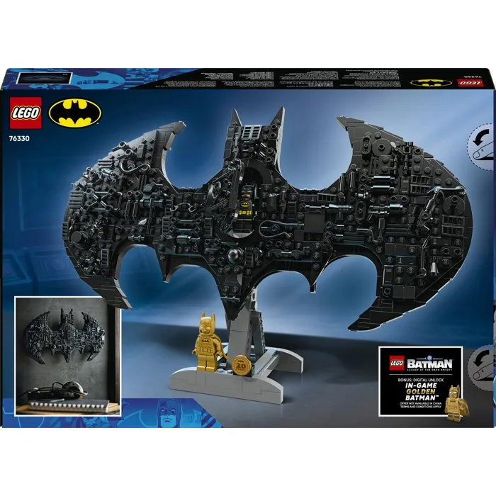 Lego 76330 Batman Logo - Jeu de Construction pour Garçon ou Fille avec 2 Minifigurines, À Partir de 12 Ans Lego 76330 Batman Logo - Jeu de Construction pour Garçon ou Fille avec 2 Minifigurines, À Partir de 12 Ans