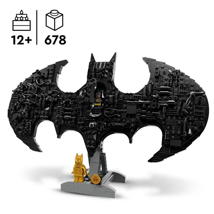 Lego 76330 Batman Logo - Jeu de Construction pour Garçon ou Fille avec 2 Minifigurines, À Partir de 12 Ans Lego 76330 Batman Logo - Jeu de Construction pour Garçon ou Fille avec 2 Minifigurines, À Partir de 12 Ans