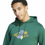 Sweat à capuche homme Adidas Codes Graphic Vert