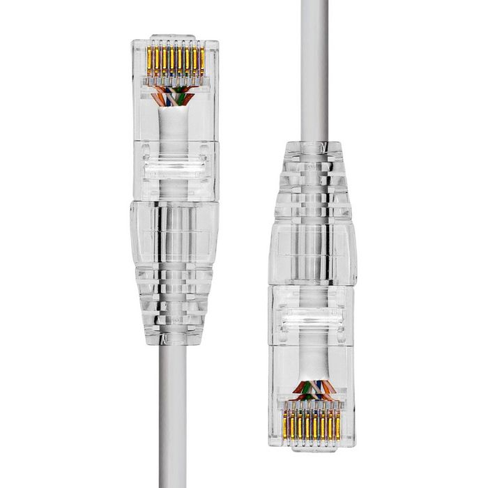 ProXtend Câble Ethernet Slim CAT6A UTP Gris 12.5 mètres