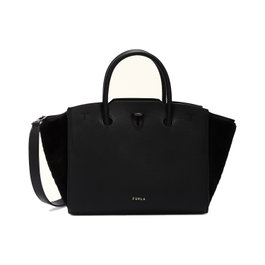 FURLA Sac Furla Genesi Noir en Cuir et Fourrure de Mouton WB00811BX2552O60001020