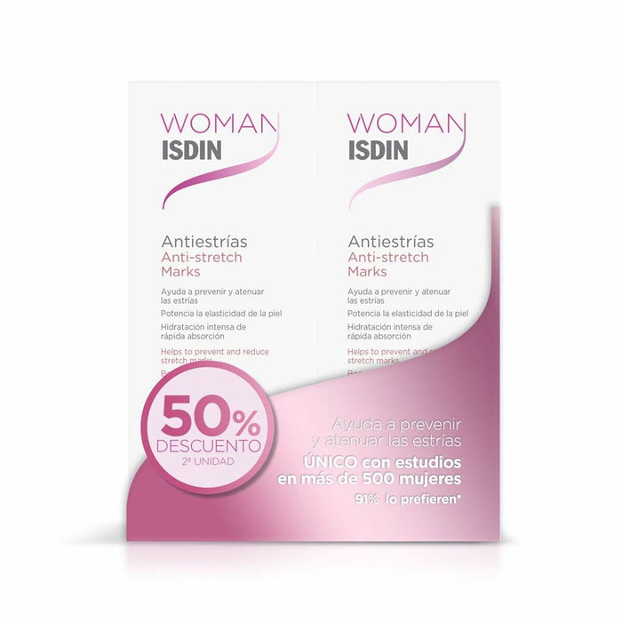 Isdin Duo crème anti-vergetures Woman 2 x 250 ml Isdin Duo crème anti-vergetures Woman 2 x 250 ml