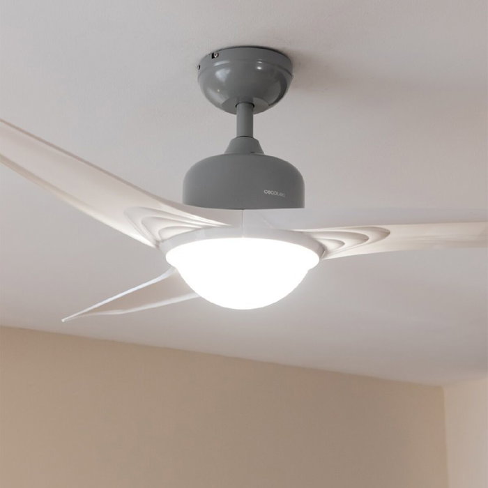 Ventilateur de Plafond avec Lumière Cecotec EnergySilence Aero 560 Blanc Argenté 18 W 60 W