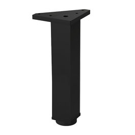 HERRAJES ALK Piét de meuble aluminium modèle Laos finition noire hauteur 200 mm