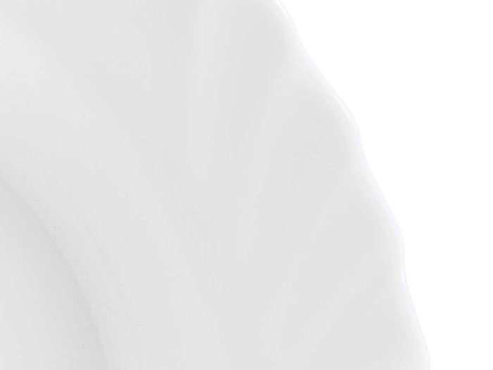 Vivalto Set Vajilla Relieve Opal 18 pièces blanc 26x26x19 cm (Set de 2)