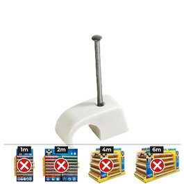 Celo 9179mplg Plastigrap multidiámetro Ø 7-9 mm, blanc, boîte de 100