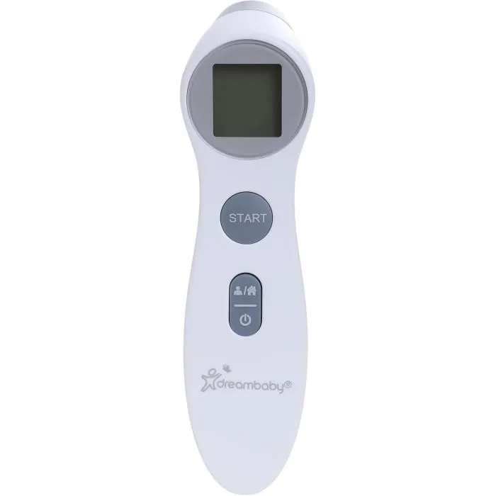 Dreambaby Thermomètre frontal infrarouge numérique sans contact pour bébés et adultes - Mesure de fièvre rapide et précise