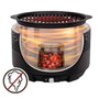 Color Baby Barbecue circulaire sans fumée noir Aktive D34 cm - Gril en acier inoxydable pour enfants, pile AA