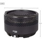 Color Baby Barbecue circulaire sans fumée noir Aktive D34 cm - Gril en acier inoxydable pour enfants, pile AA