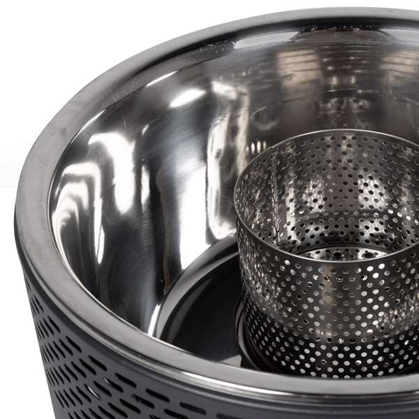 Color Baby Barbecue circulaire sans fumée noir Aktive D34 cm - Gril en acier inoxydable pour enfants, pile AA Color Baby Barbecue circulaire sans fumée noir Aktive D34 cm - Gril en acier inoxydable pour enfants, pile AA