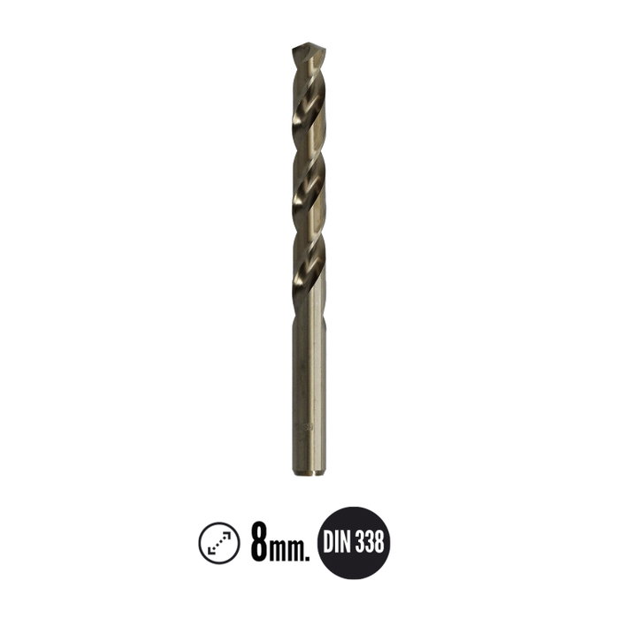 WOLFPACK LINEA PROFESIONAL Foret cobalt HSS cylindrique 8,0 mm.</div>