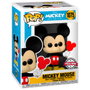 FUNKO Figura POP Disney Mickey Mouse avec Esquimau - Exclusive Vinyl Funko POP en boîte-cadeau avec fenêtre