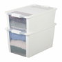 Boîte de rangement avec couvercle Curver Blanc Plastique 40 L 55 x 28 x 35 cm (5 Unités)