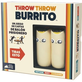 Asmodee Jeu de cartes Throw Throw Burrito - Jeu d'action avec lancers de burritos en mousse, 2-6 joueurs, 7 ans et +