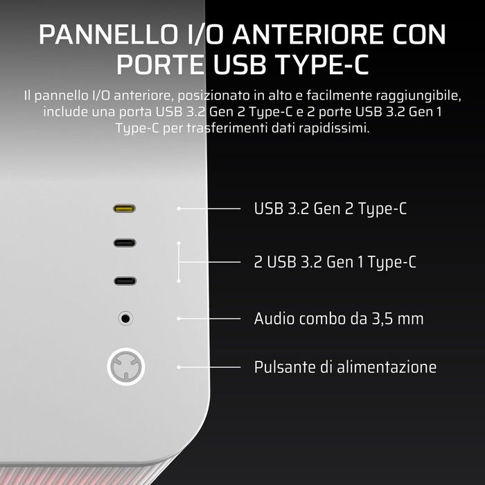 Boîtier ATX semi-tour Corsair CC-9011319-WW Blanc