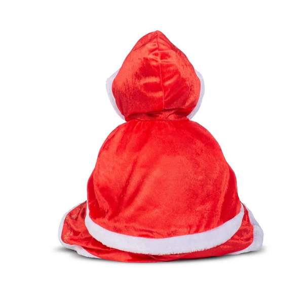 My Other Me - Costume mignon de Noël - Taille 12-24 mois - Robe à jupons et capuche avec couvre-épaules - Rouge