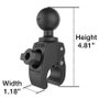 RAM Mounts RAM Tough-Claw Small Clamp Ball Base