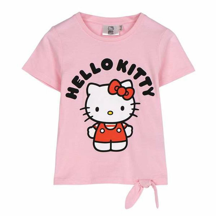 T shirt à manches courtes Enfant Hello Kitty Rose clair T shirt à manches courtes Enfant Hello Kitty Rose clair
