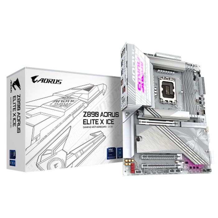 Support pour écouteurs Gigabyte Z890 A ELITE X ICE Blanc Support pour écouteurs Gigabyte Z890 A ELITE X ICE Blanc